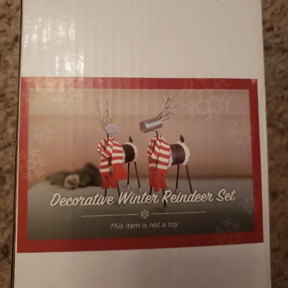 Decorative Reindeer set